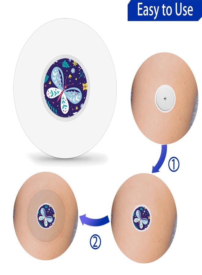 HONYOU 40Pack Freestyle Sensor Stickers & Adhesive Patches for Libre 3 Plus Sensor Covers Waterproof Transparent CGM Tape 14 Day Long Stay Sensor Patches with Hole - Image 2
